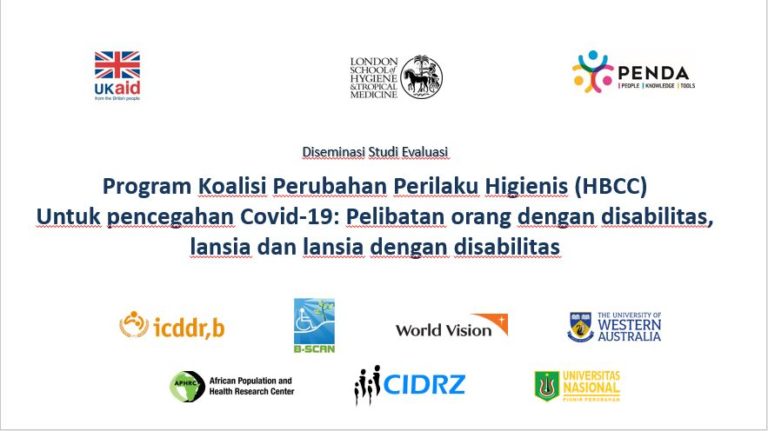 Studi Perubahan Perilaku Higienis untuk Pencegahan Covid-19 di Kalangan Disabilitas dan Lansia