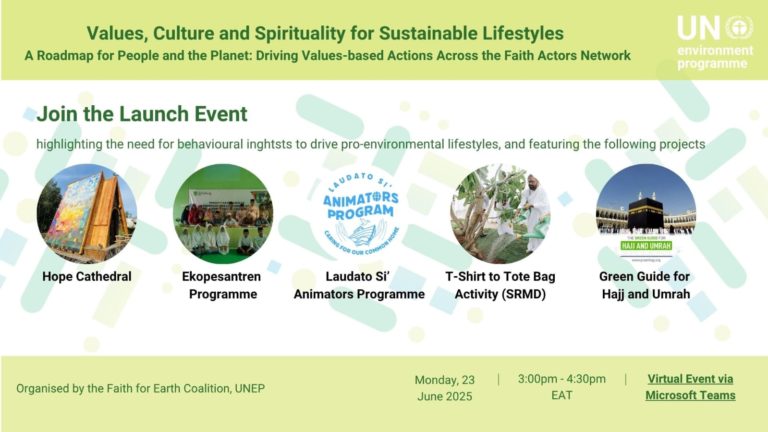 Program Ekopesantren: Jadi Bagian Program Berkelanjutan Berbasis Budaya dan Agama di UNEP