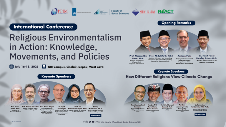 Konferensi International Agama dan Lingkungan: PPI Unas Membumikan Etika Agama